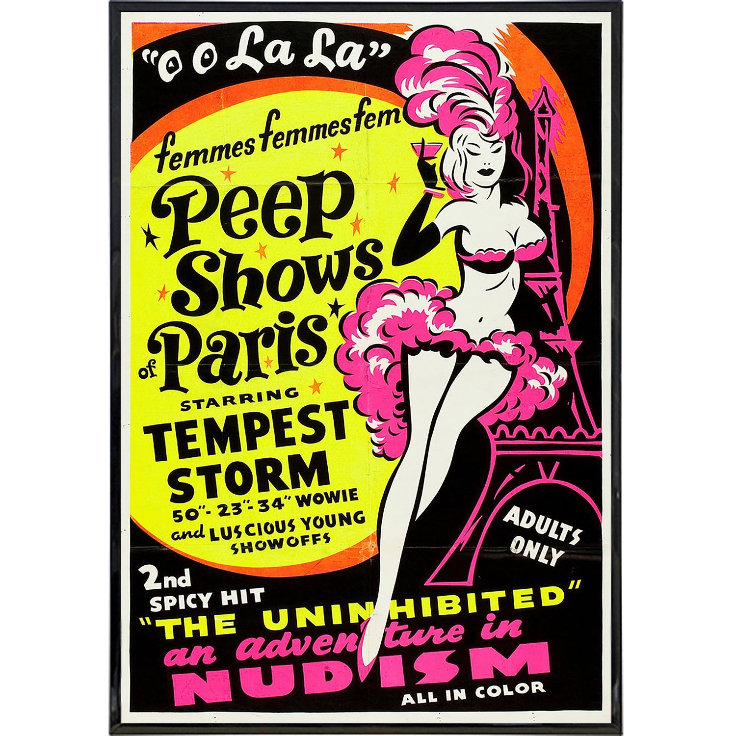 Peep Shows of Paris Film Poster Print - The Original Underground