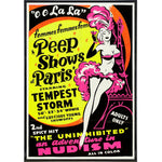 Peep Shows of Paris Film Poster Print