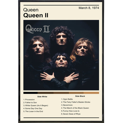 Queen II Album Print