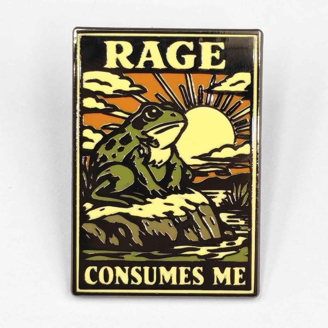 Rage Consumes Me Enamel Pin - The Original Underground