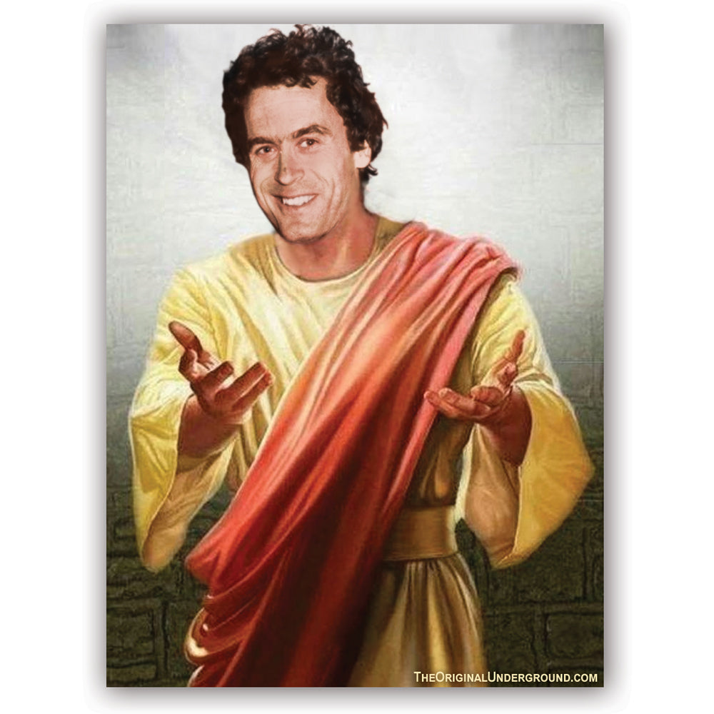 Saint Ted Bundy Sticker - Shady Front