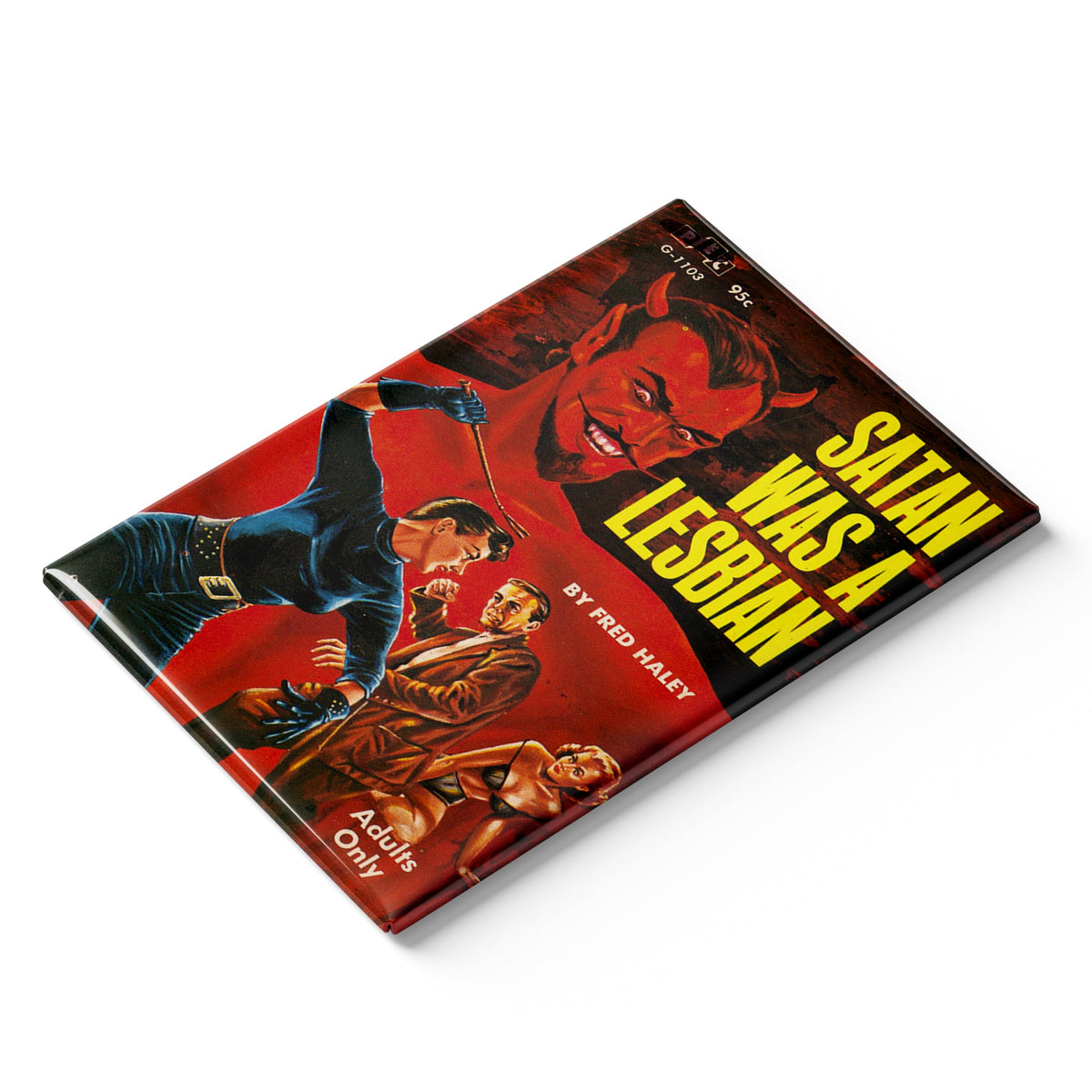 Satan Was a Lesbian Pulp FIction Fridge Magnet - The Original Underground