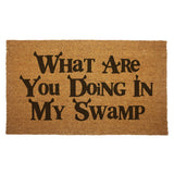 Shrek "What Are You Doing in My Swamp" Door Mat - The Original Underground / theoriginalunderground.com