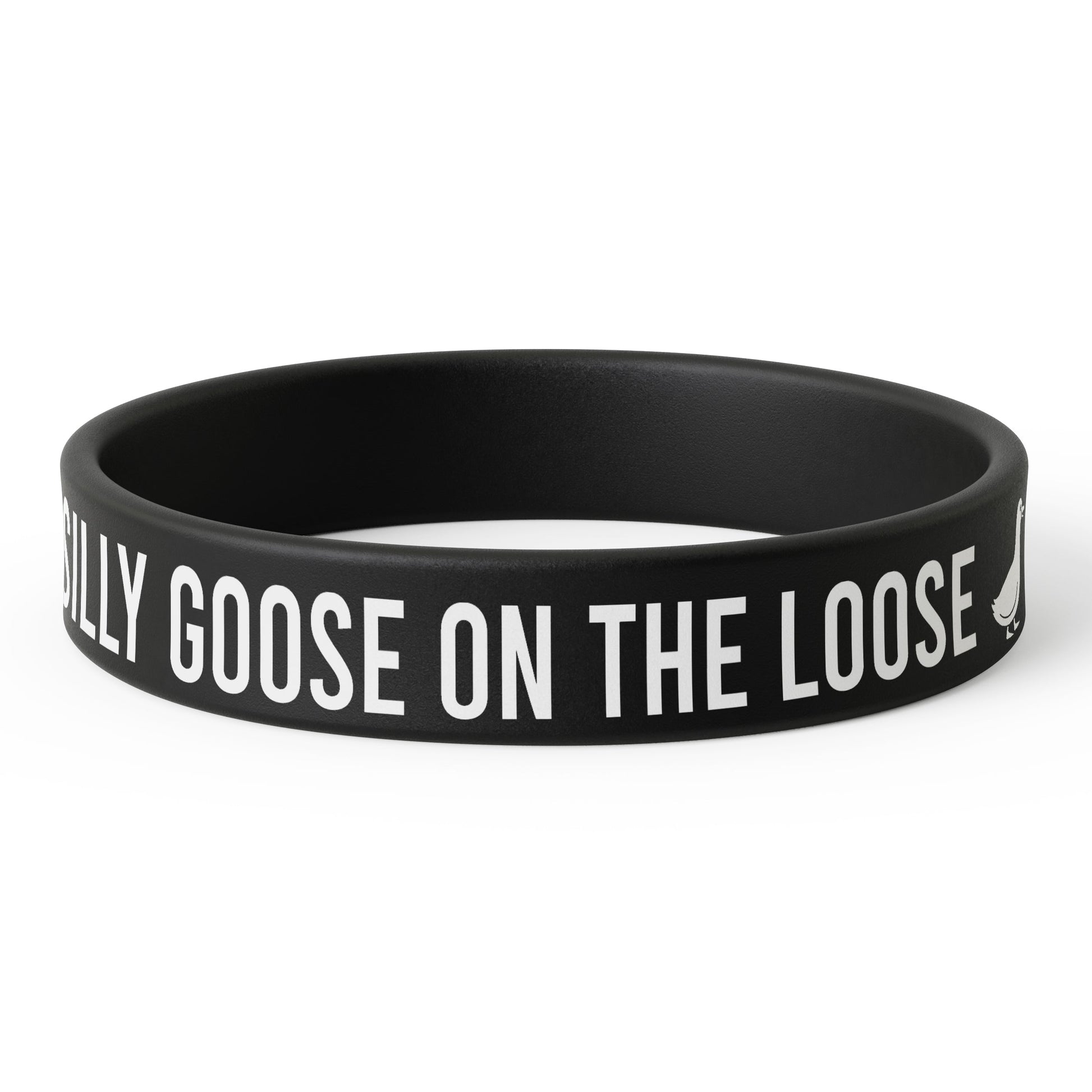 Silly Goose on the Loose Silicone Wristband - Shady Front