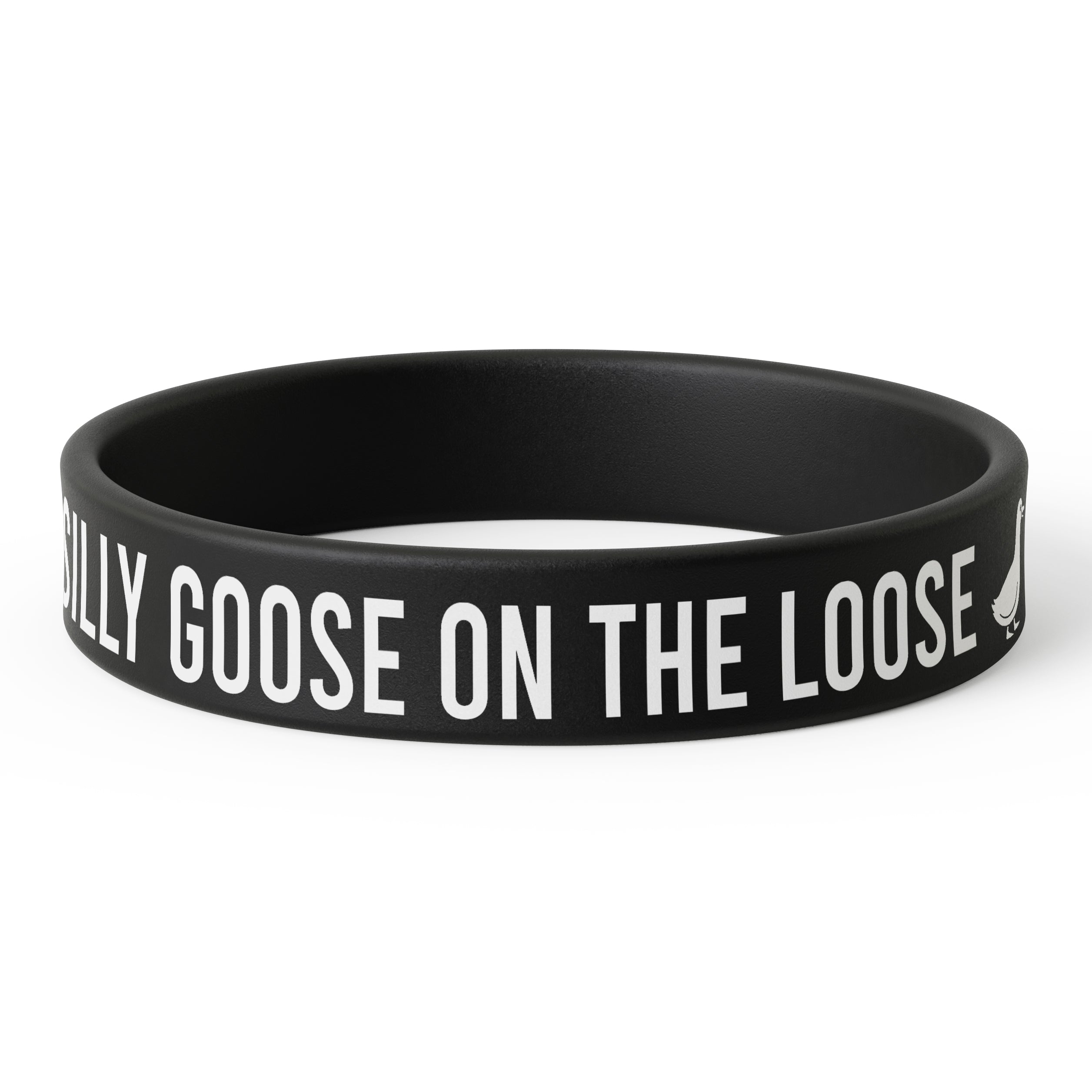 Silly Goose on the Loose Silicone Wristband - Shady Front