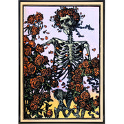 Skeleton with Roses Illustration Print - The Original Underground