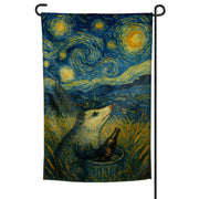 Starry Night From Another Perspective Garden Flag - The Original Underground