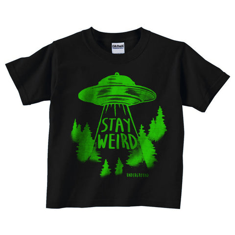 Stay Weird Kids Shirt - Shady Front