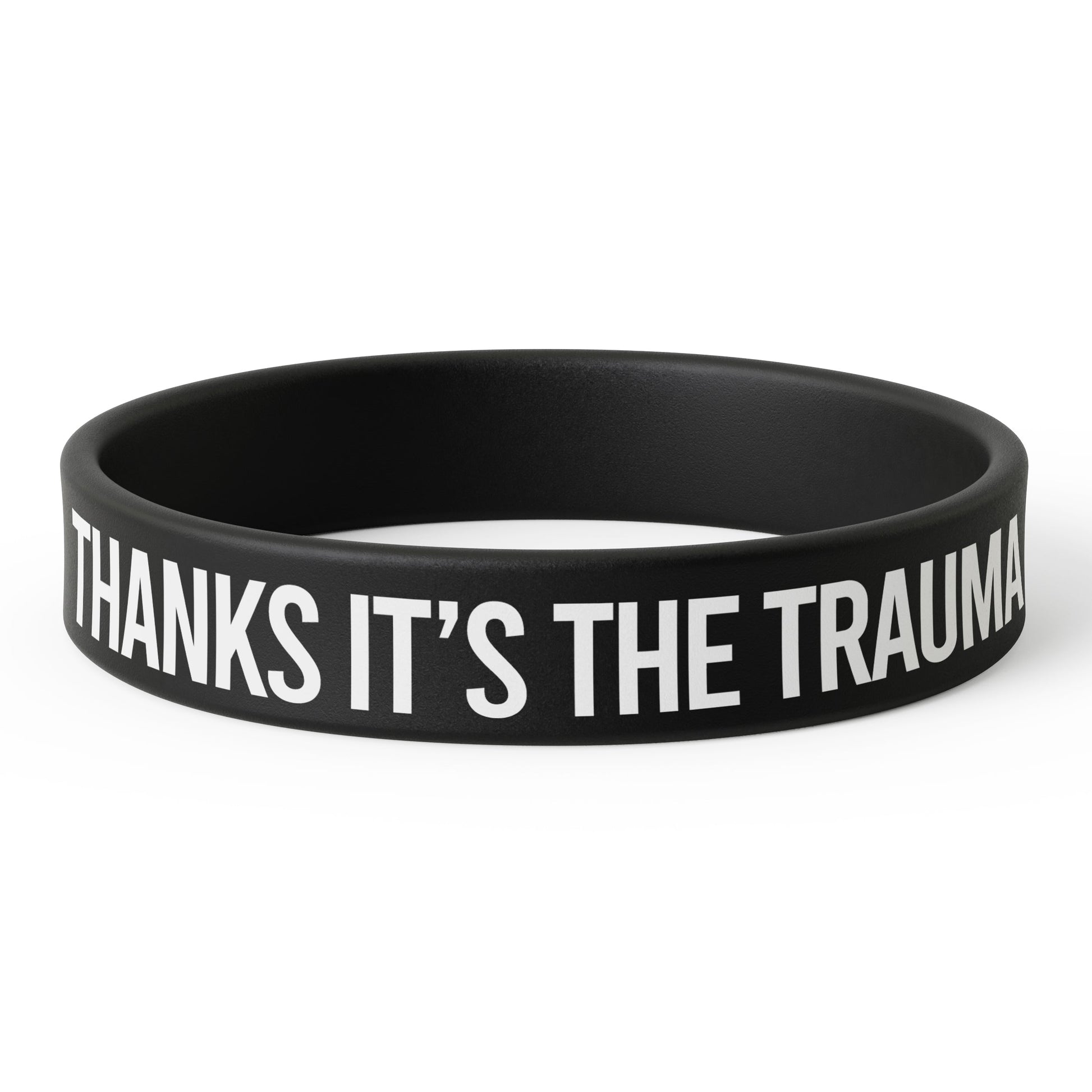 Wholesale Thanks, It's the Trauma Silicone Wristband -The Original Underground