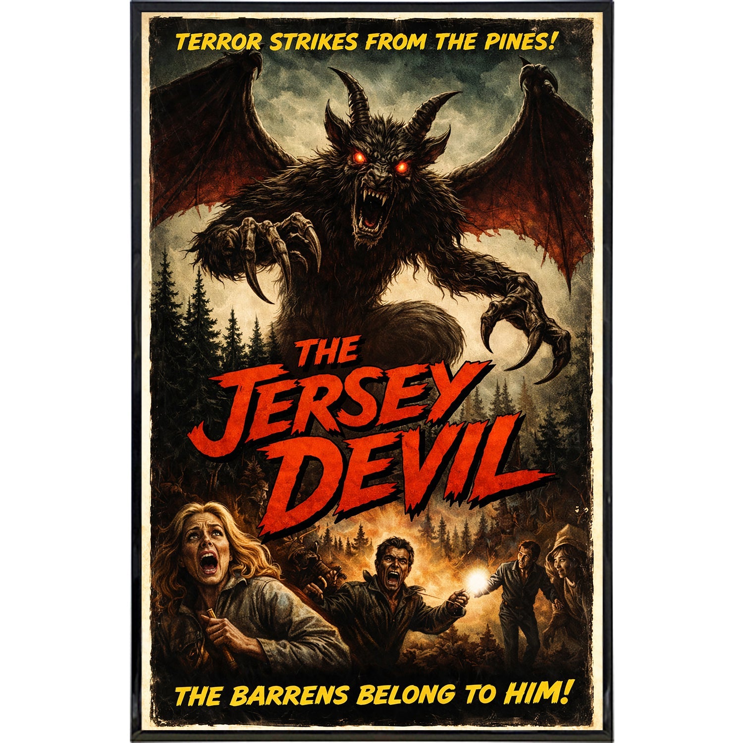 The Jersey Devil Horror Movie Poster Print - The Original Underground