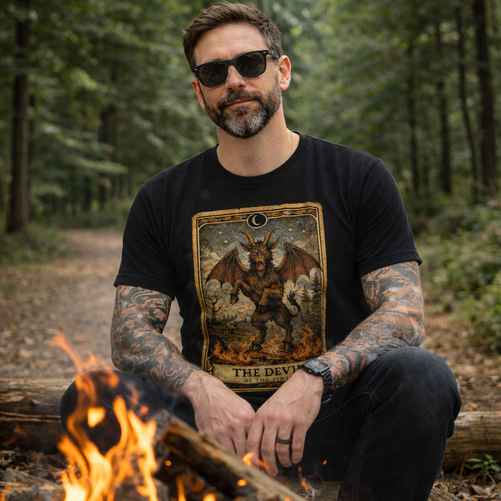 The Jersey Devil Tarot Card T-Shirt - The Original Underground