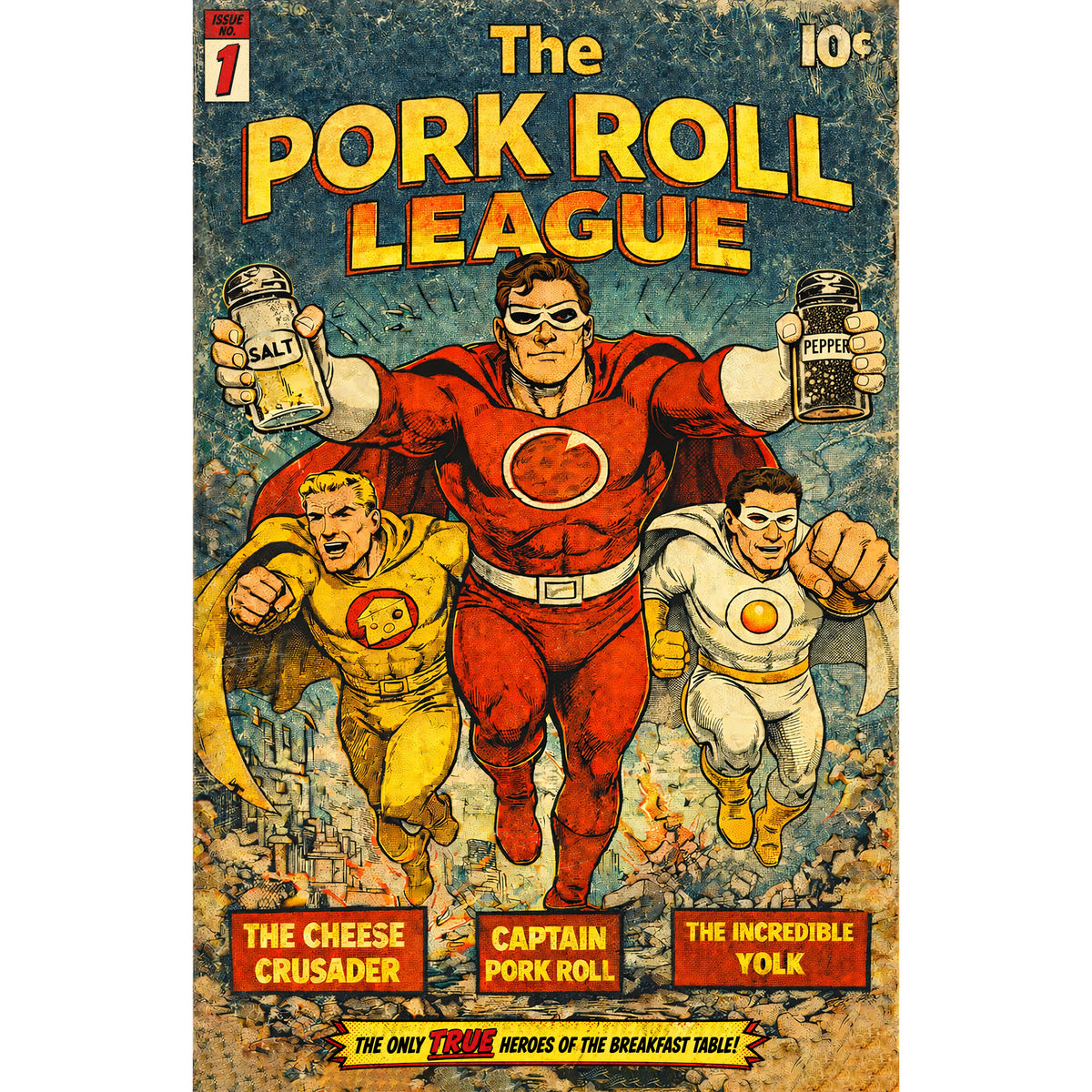 The Pork Roll League Poster Print - The Original Underground