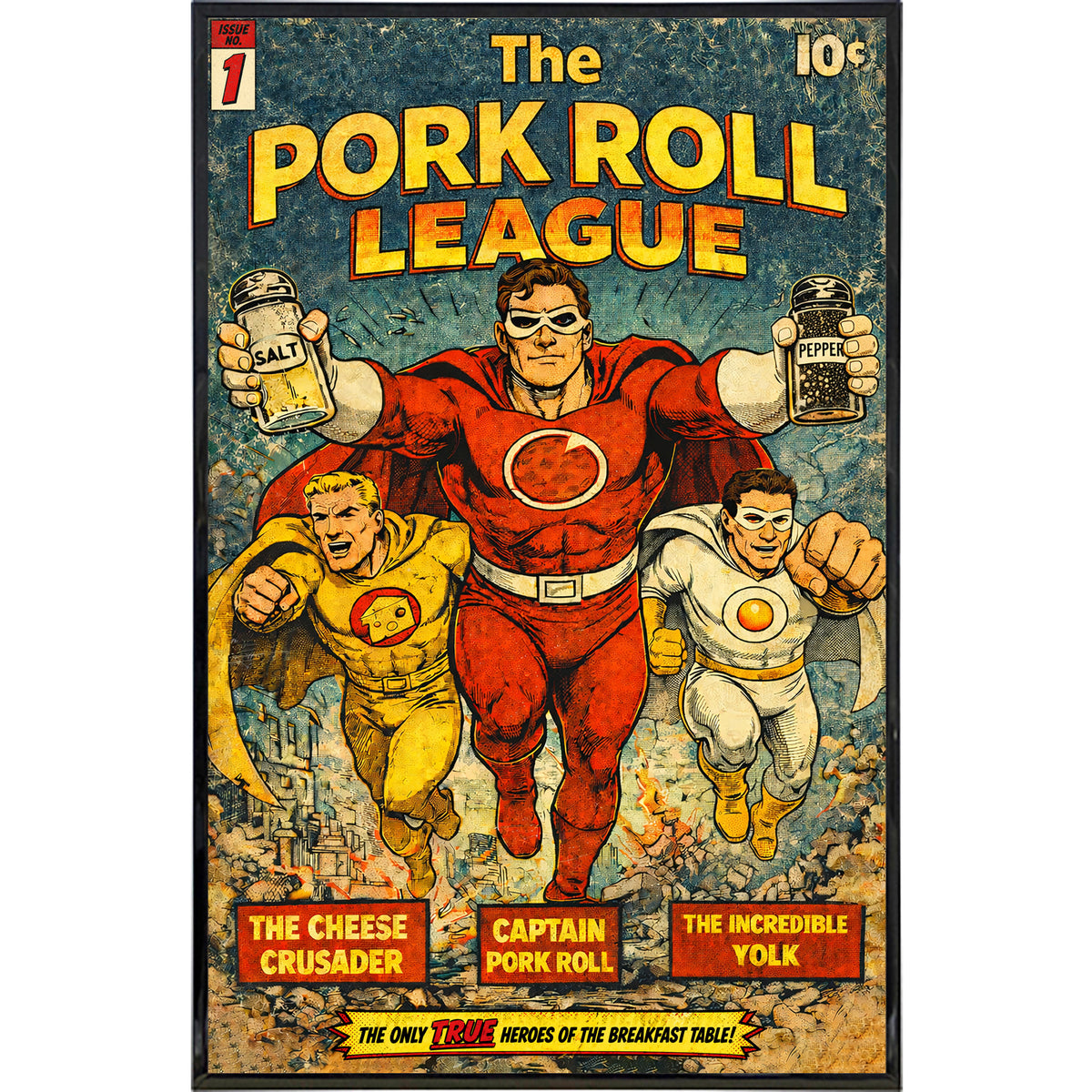 The Pork Roll League Poster Print - The Original Underground