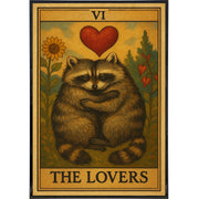 The Raccoon Lovers Tarot Original Poster Print - The Original Underground