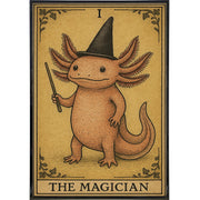 The Axolotl Magician Tarot Card Original Poster Print - The Original Underground