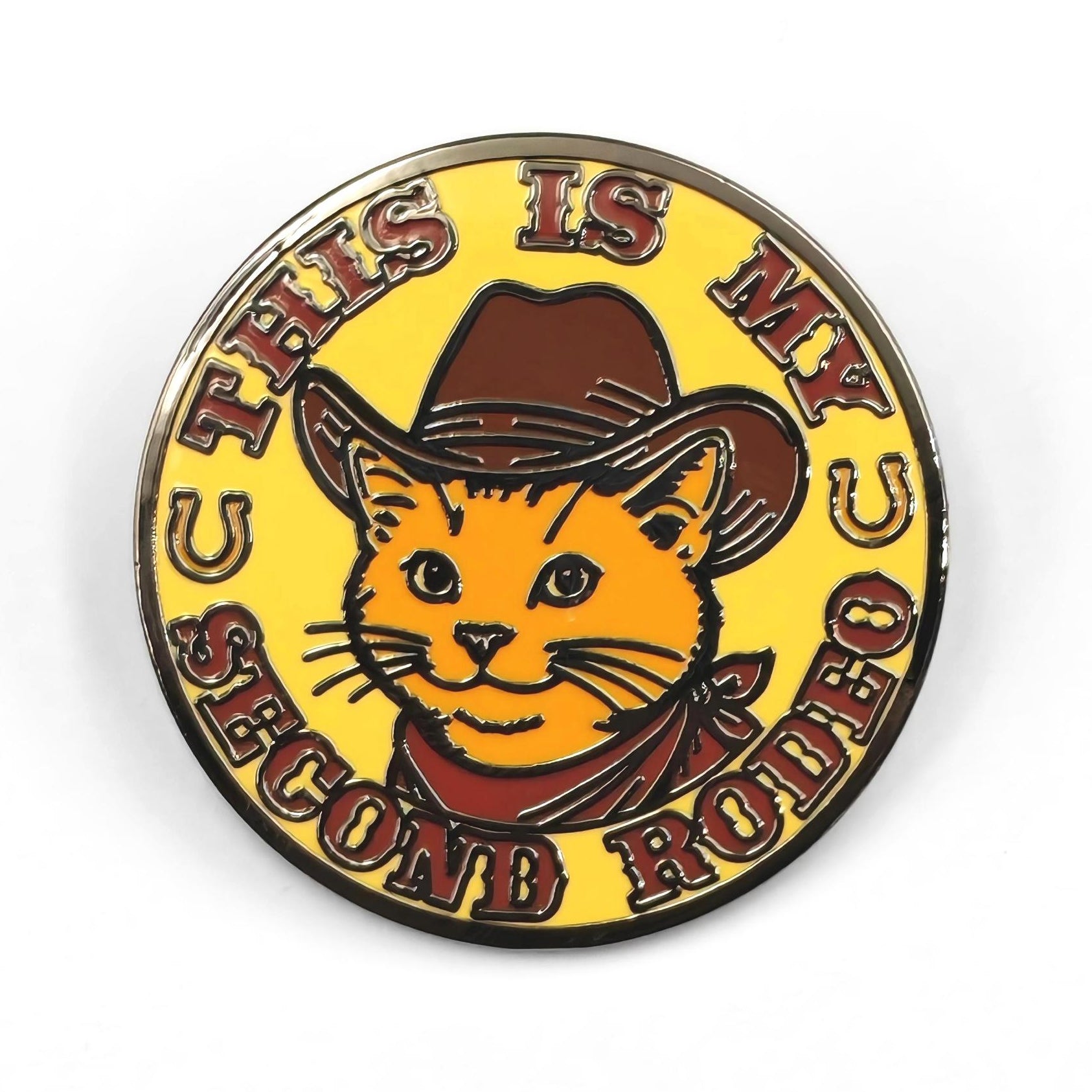 This is My Second Rodeo Enamel Pin - The Original Underground
