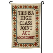 This is a High Class Joint Garden Flag - The Original Underground