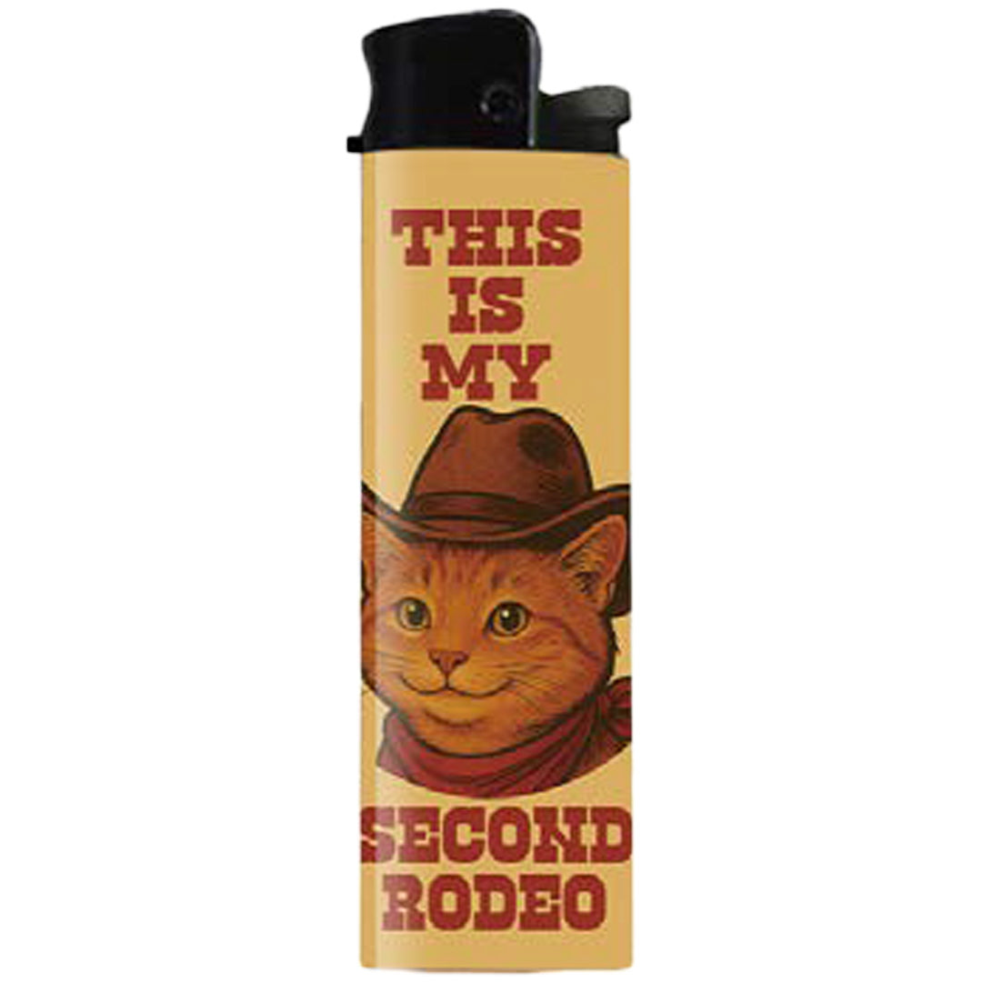 This is My Second Rodeo Lighter - Front
