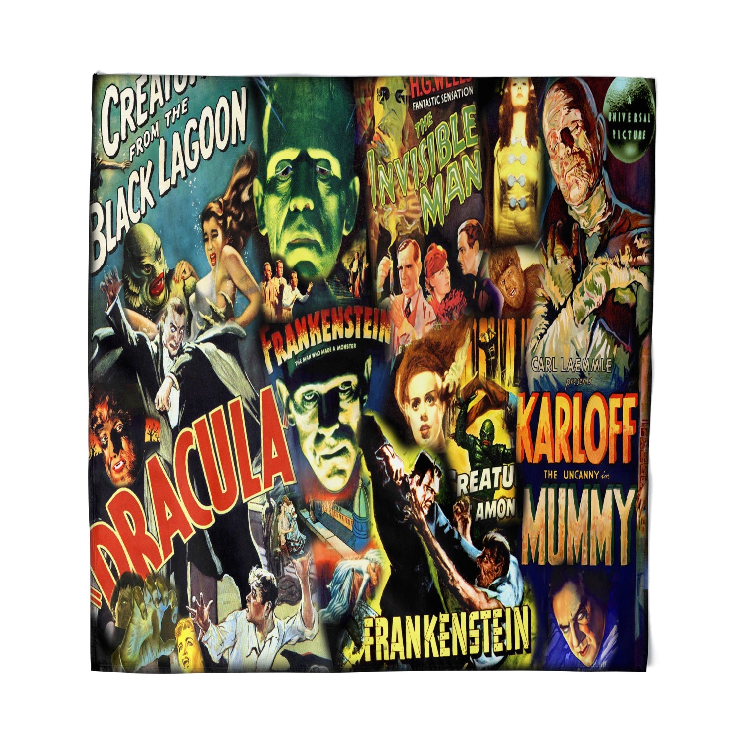 Universal Monsters Film Covers Bandana - The Original Underground