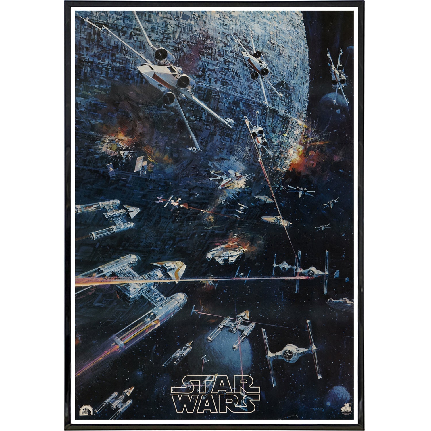 Star Wars 1977 Concept Poster Print - Shady Front