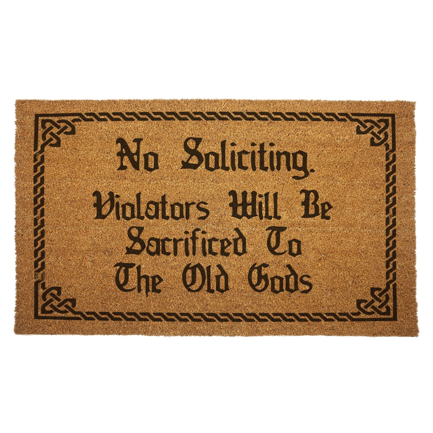 Violators Will Be Sacrificed Door Mat - The Original Underground