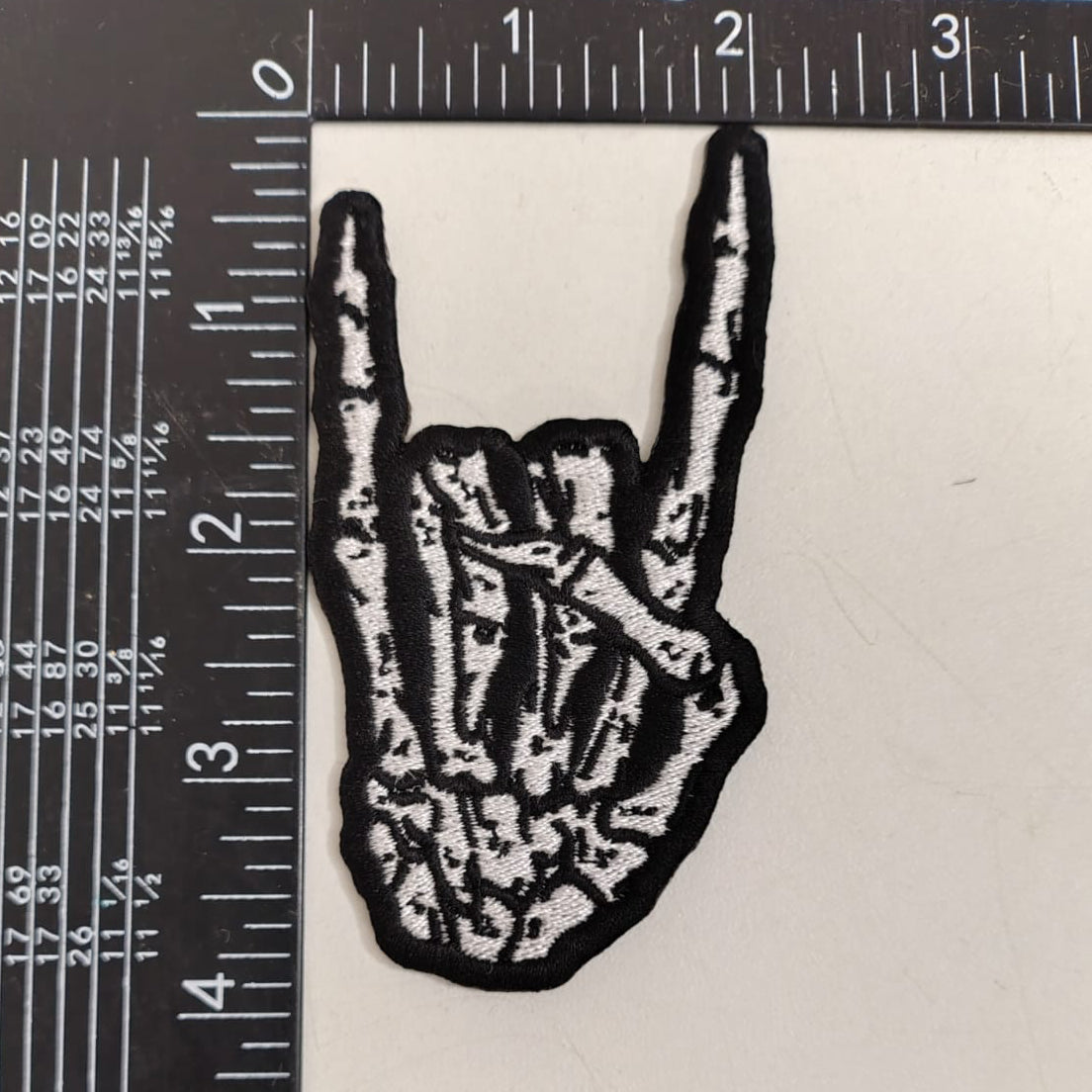 Skeleton Rock Hand Patch - The Original Underground