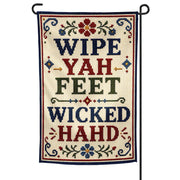 Wipe Yah Feet Wicked Hahd Garden Flag - The Original Underground