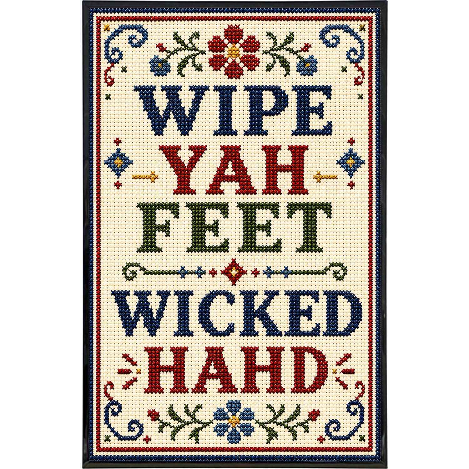 Wipe Yah Feet Wicked Hahd Print