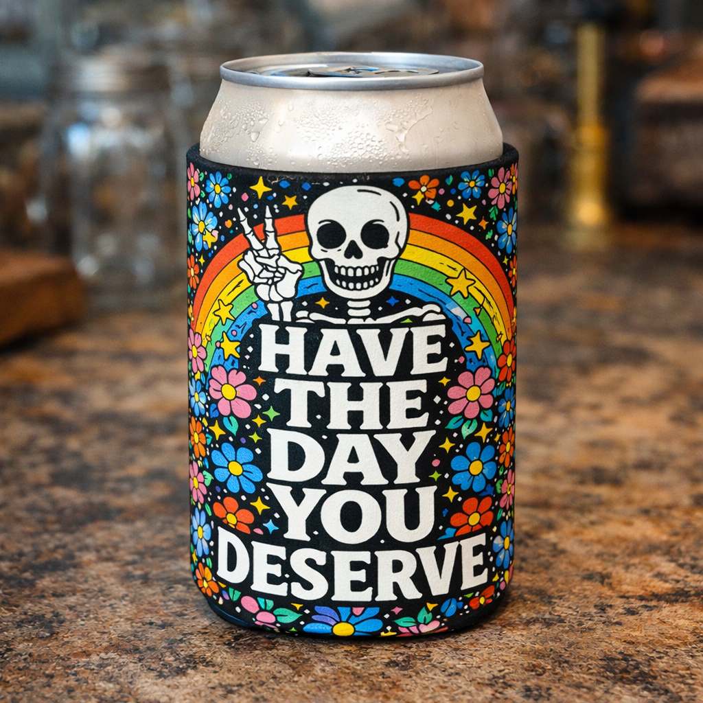 Have the Day You Deserve Can Cooler - The Original Underground