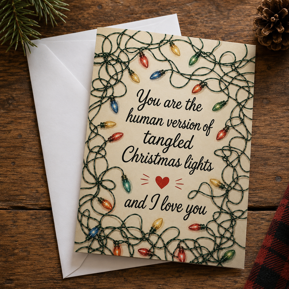 Funny Christmas Romance Card - The Original Underground