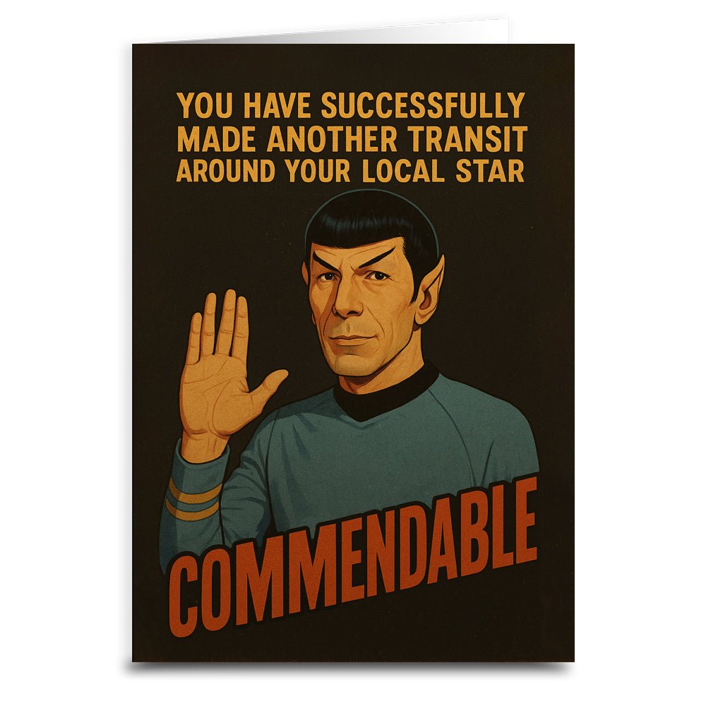 Another Transit Around Your Local Star Birthday Greeting Card - The Original Underground