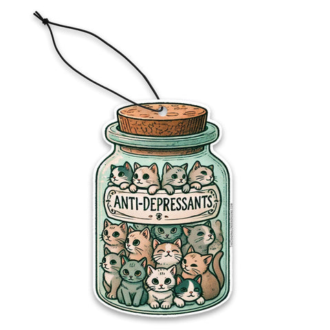 Anti - depressant Cats Air Freshener - The Original Underground