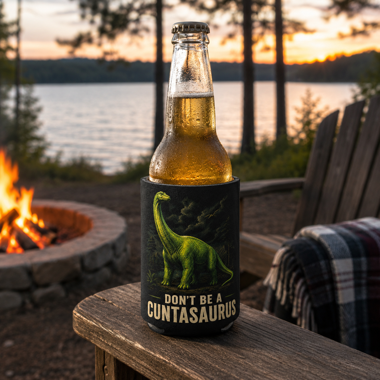 Don't Be a Cuntasauraus Can Cooler - The Original Underground