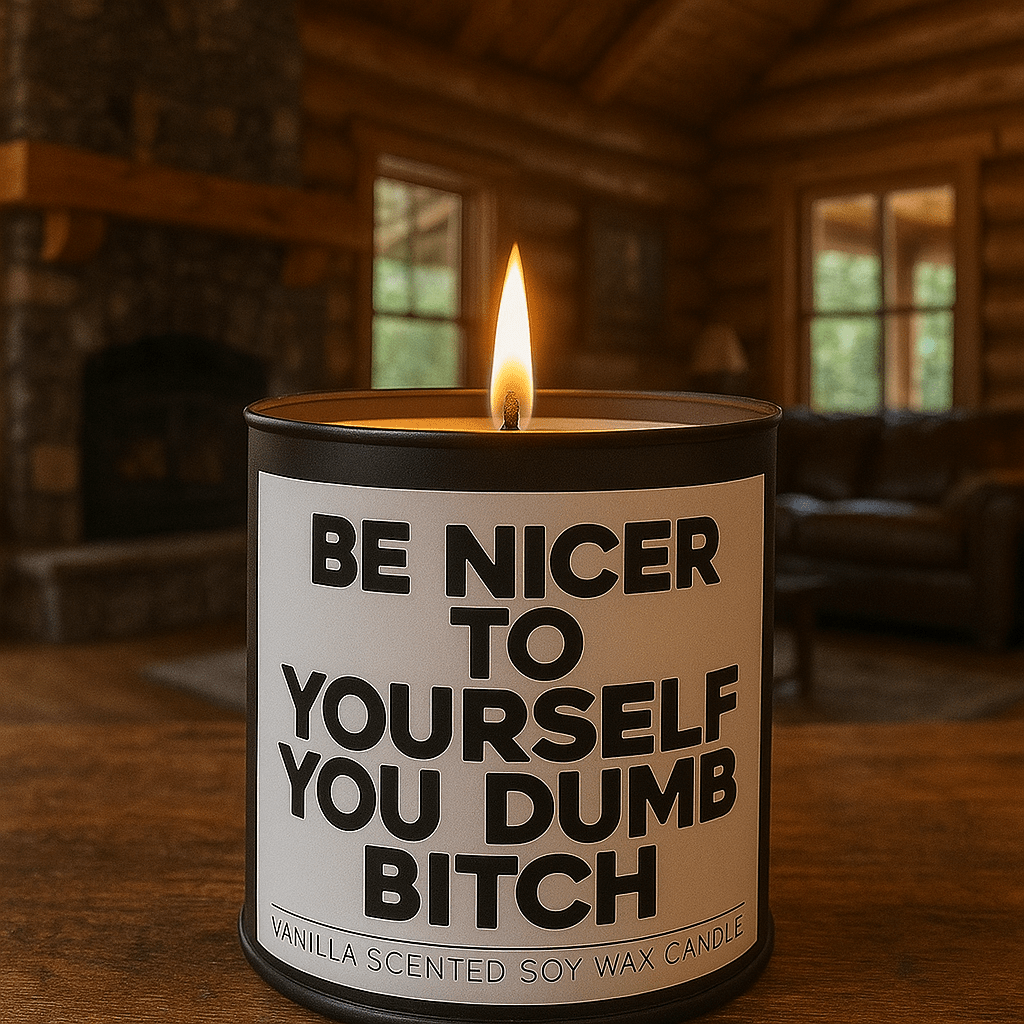 Be Nicer to Yourself You Dumb B-tch Scented Candle - The Original Underground