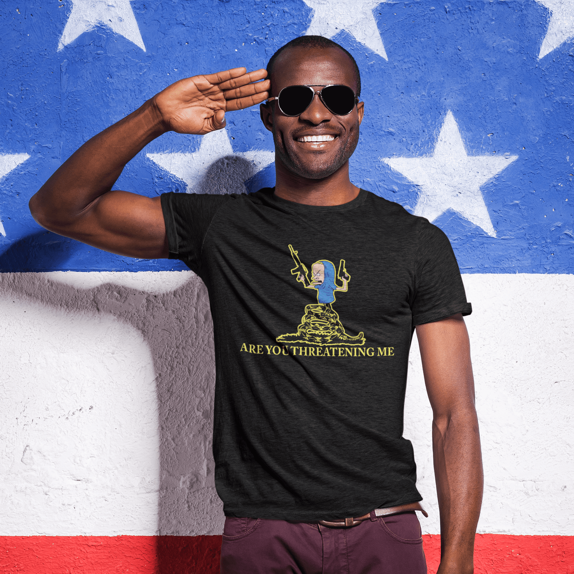 Beavis "Are You Threatening Me" T-Shirt - The Original Underground