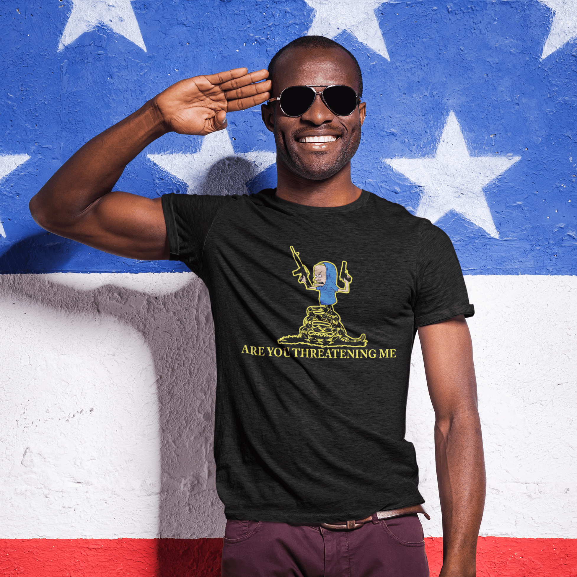 Beavis "Are You Threatening Me" T-Shirt - The Original Underground