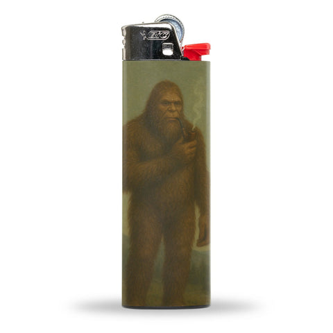 Bigfoot Smoking a Pipe Lighter - The Original Underground