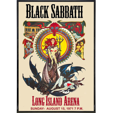 Black Sabbath 1971 Show Poster Print - The Original Underground