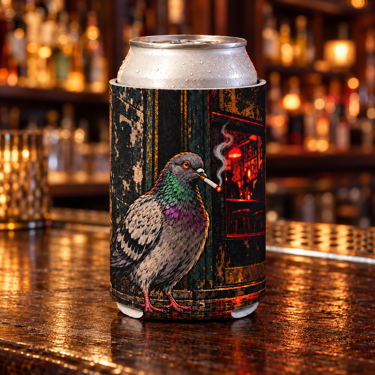 Funny Pigeon Can Cooler - The Original Underground