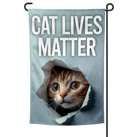 Cat Lives Matter Garden Flag - The Original Underground