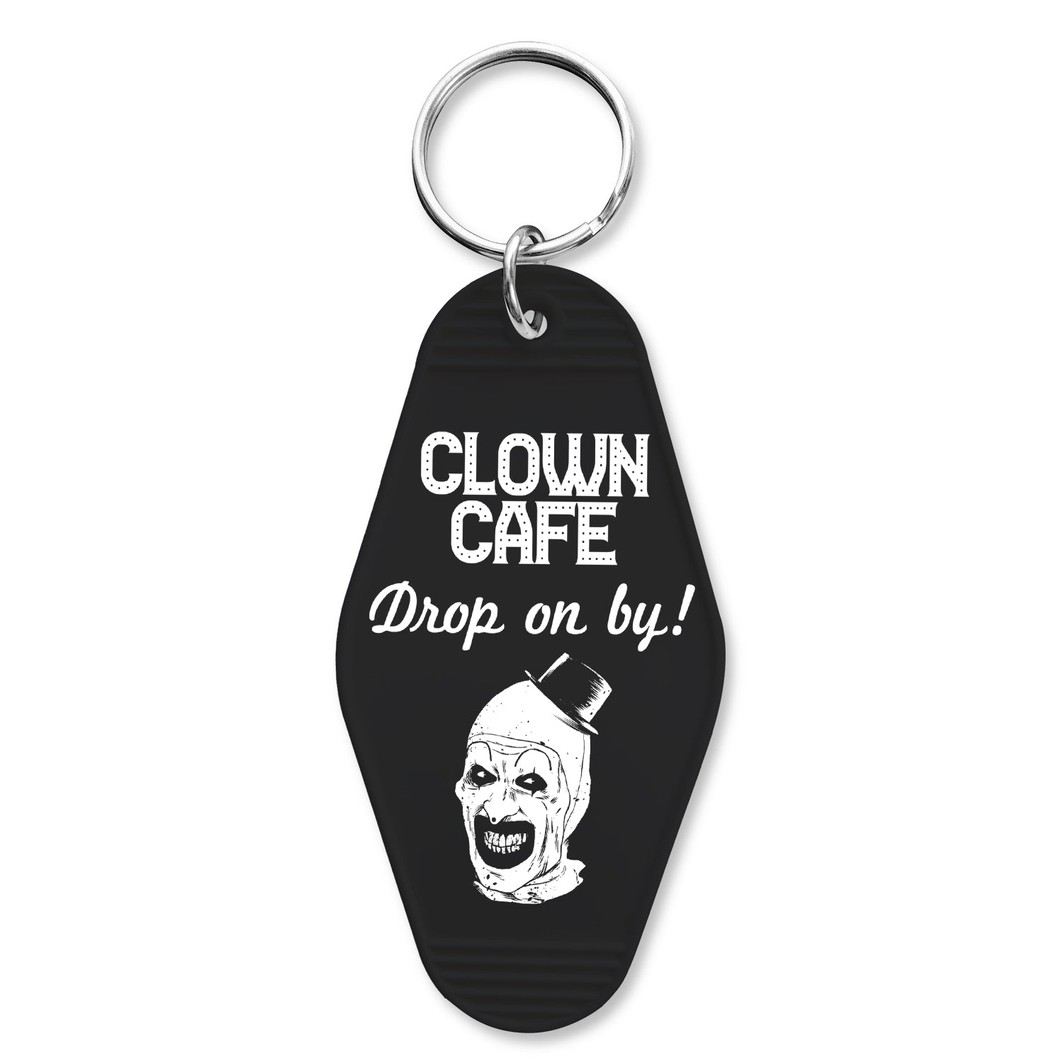 Clown Cafe Drop on By Keychain - The Original Underground