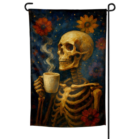 Coffee After Death Garden Flag - The Original Underground