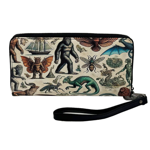 Cryptids and Mythological Creatures Clutch Handbag - The Original Underground