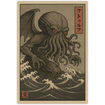Cthulhu Traditional Ukiyo - E Style Sticker - The Original Underground