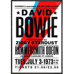 David Bowie 1973 Show Poster Print - The Original Underground