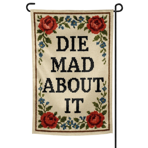 Die Mad About It Garden Flag - The Original Underground