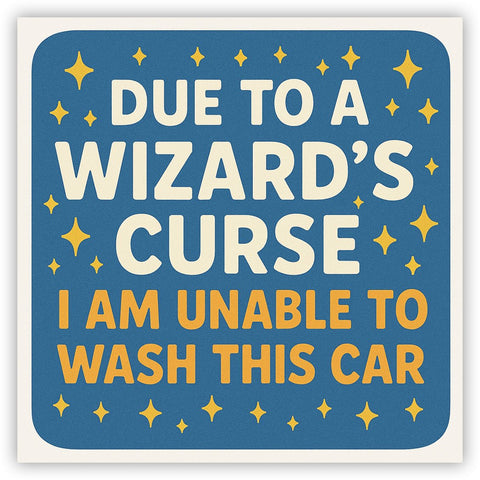 Due to a Wizard's Curse Sticker - The Original Underground