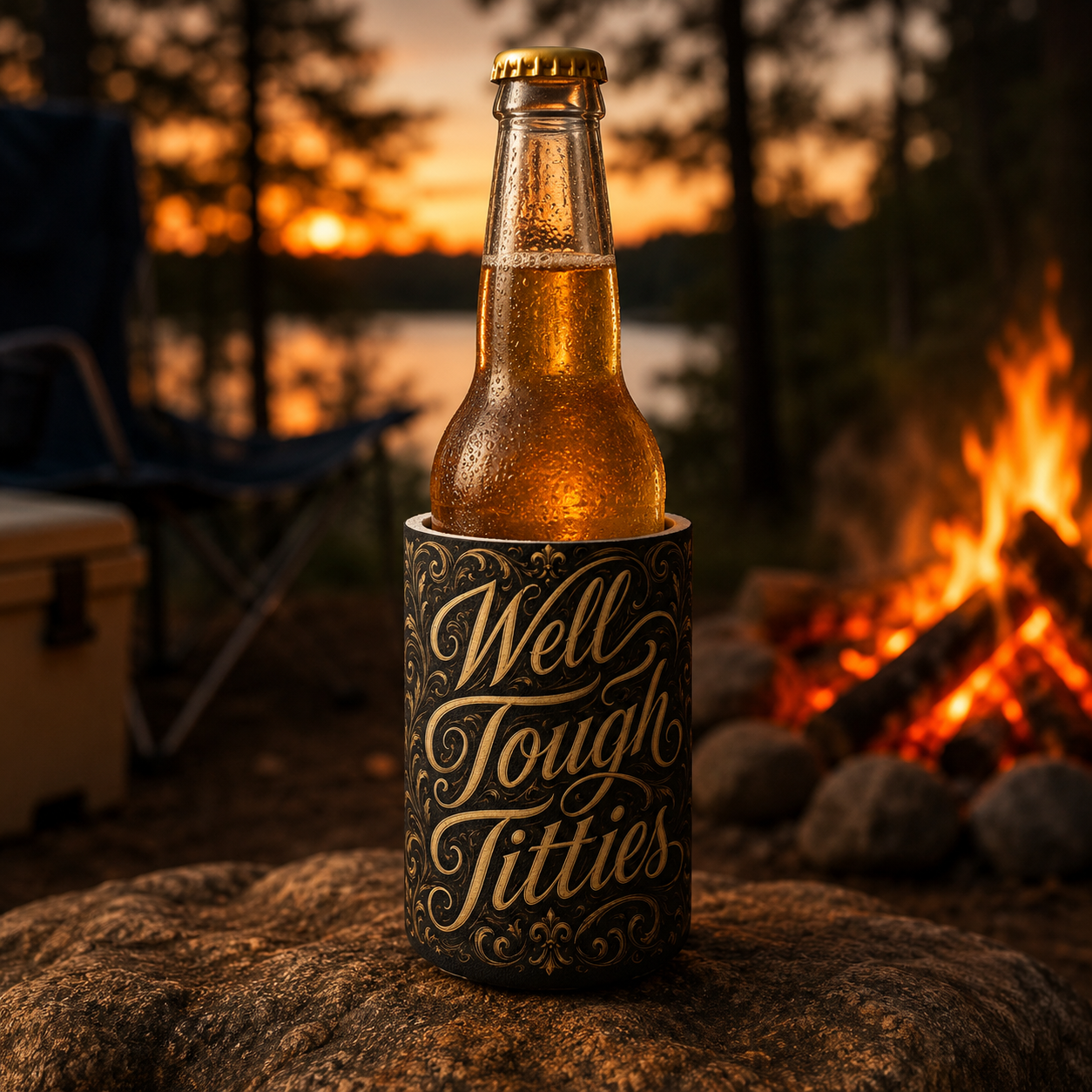 Well Tough T-tties Can Cooler - The Original Underground