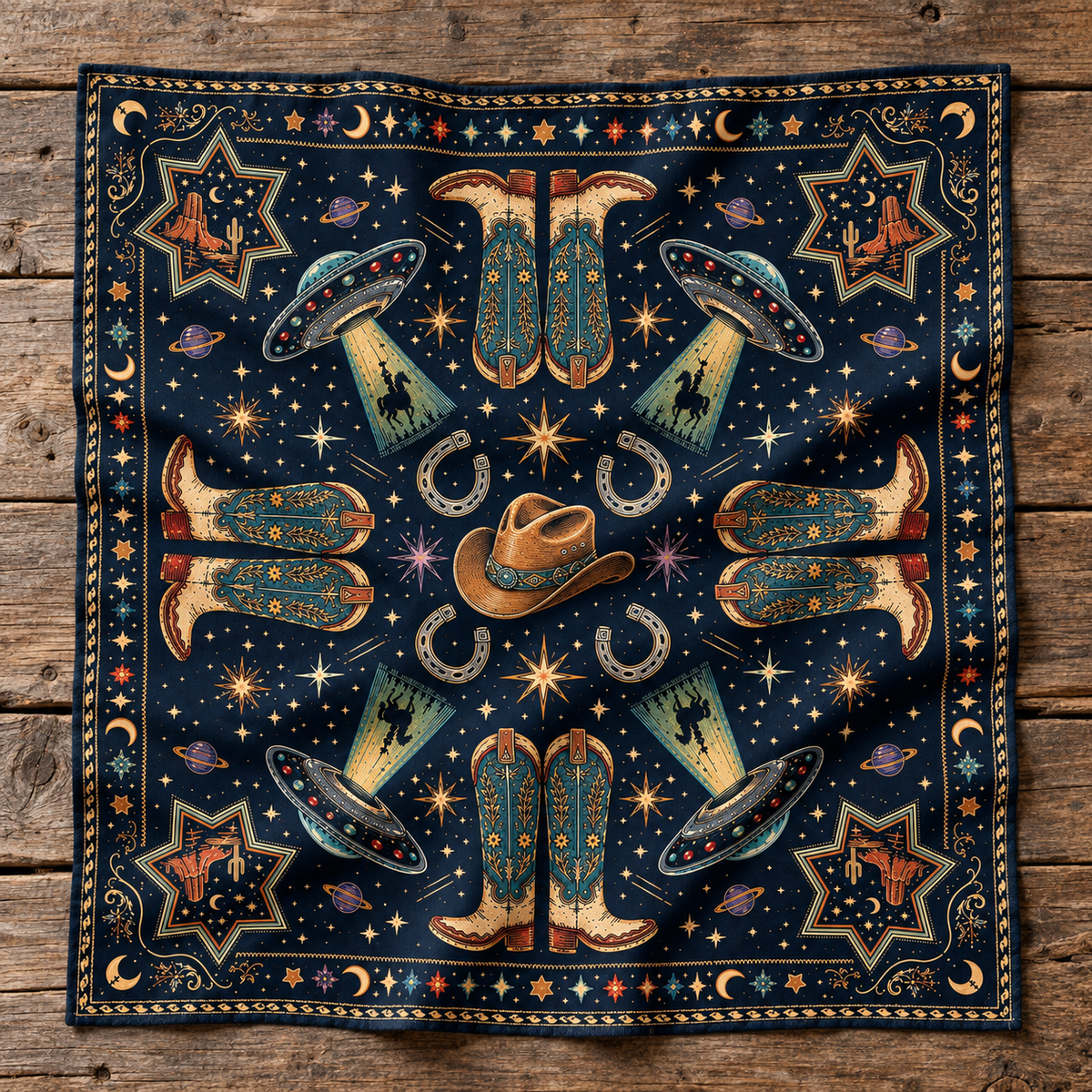 Cosmic Cowboy Bandana - The Original Underground