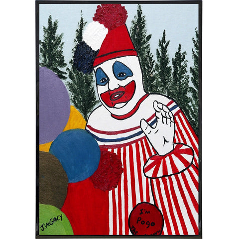 John Wayne Gacy "Pogo" Painting Print - Shady Front